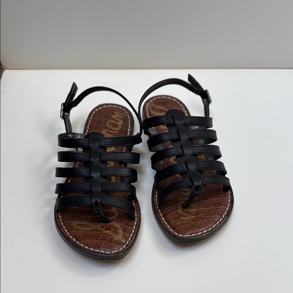 Sam Edelman Black Gladiator Sandals